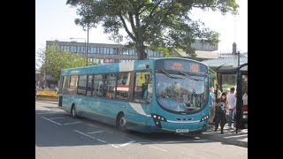 [SOME THRASH] Arriva North East 1436 NK10CEU on X93 to Whitby 20160829 Part 2