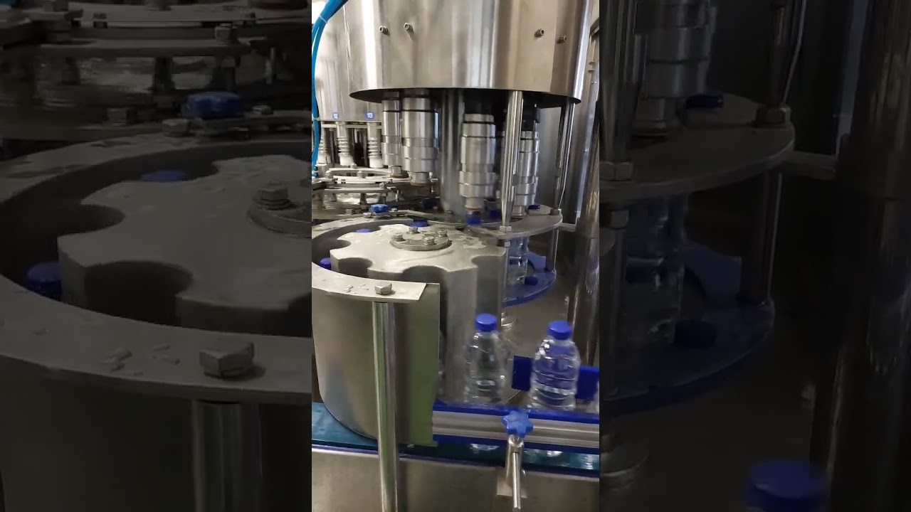 Proses capping (Mesin Filling PET)