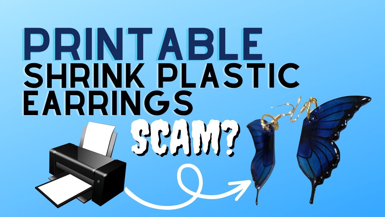 Testing PRINTABLE Shrink Plastic Compared to Shrinky Dinks