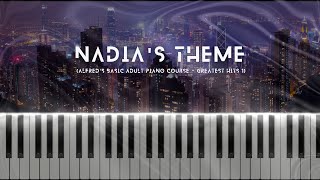 Alfreds Basic Adult Greatest Hits  Nadias Theme the Young U0026 The Restless  Easy Piano Tutorial