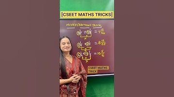 | CSEET QUANTITATIVE APTITUDE |#commerceshorts #mathstricks #cseet #quantitativeaptitude #fractions