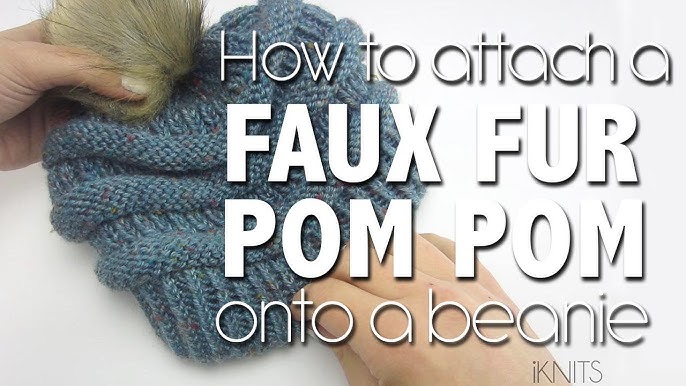 How to Add a Removable Pom Pom to Your Hat – Billy and Baa