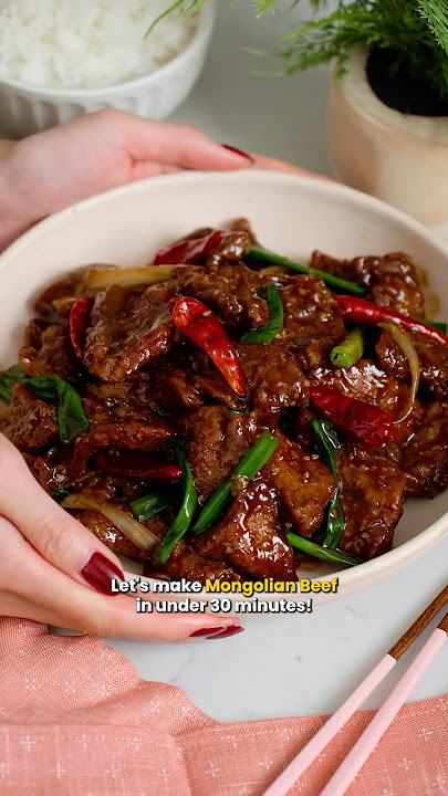 30 min Mongolian Beef #easyrecipe