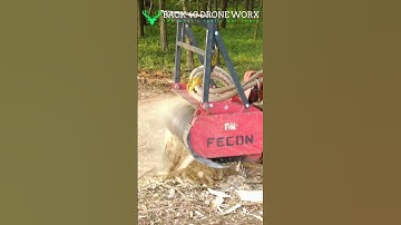 Drone Footage of Forestry Mulching