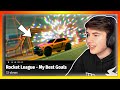 Reacting to my fans Rocket League MONTAGES...