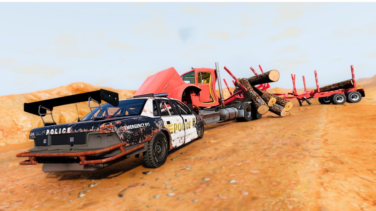 Cars vs Truck vs Road Rage #16 [ BeamNG Drive ] Steering Man - YouTube