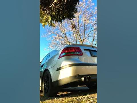 2003 Saab 93 2.0turbo straight pipe cold start - YouTube
