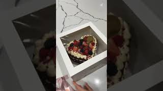 Heart Shaped Red Velvet Cake