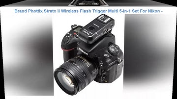 Phottix Strato Ii Wireless Flash Trigger Multi 5-In-1 Set For Nikon - Transmitter And Receiver (Ph1