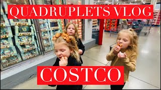 Quadruplets Vlog COSTCO Run