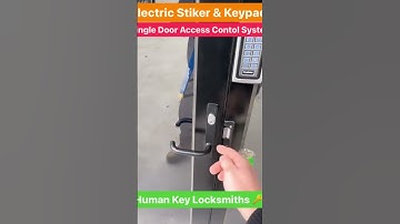 Single Door Access Control System -Electric Striker & Keypad #locksmithing