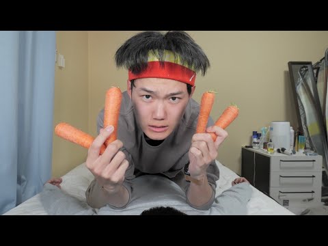 【ASMR】にんじん農家による癒しの全身マッサージ🥕【SUB】Healing full-body massage by a carrot farmer