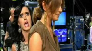 Katy Perry Bums Cheryl Cole - The X Factor 2010