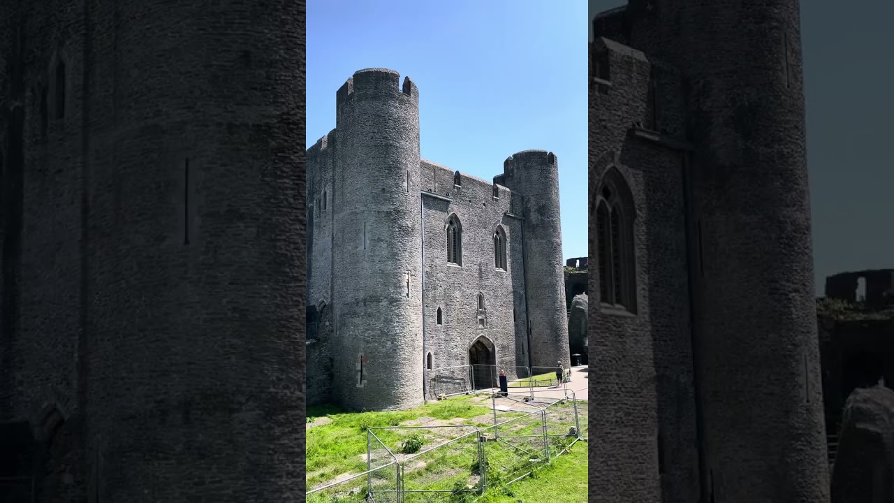 Lets visit Caerphilly Castle 🏰 