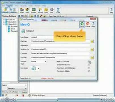 MetriQ Hands Free TimeSheet Software: My Favourite Icons
