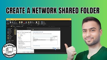 How To Create A Network Shared Folder On Windows 10 | Set Up Network Shared Folder