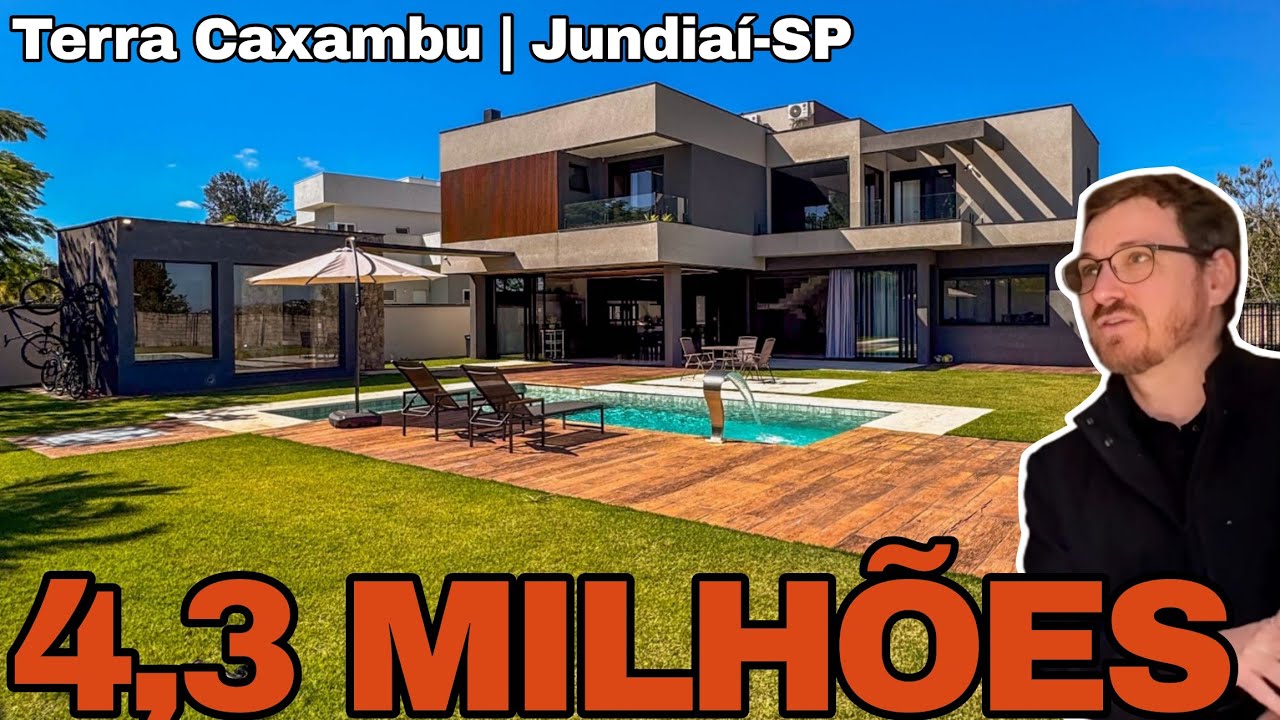 Arquitetura SOFISTICADA, conforto INTERNO e muito ESPAÇO EXTERNO 📍 Terra Caxambu (Jundiaí-SP)