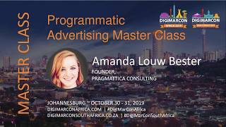 Details Programmatic Advertising Master Class - Amanda Louw-Bester, Pragmattica Consulting Update