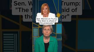 Sen. Warren on Trump: 'The felon is afraid of the prosecutor'