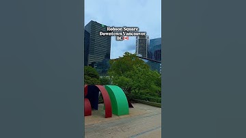 Robson Square Downtown Vancouver BC 🇨🇦  #downtownvancouver #britishcolumbia #canada