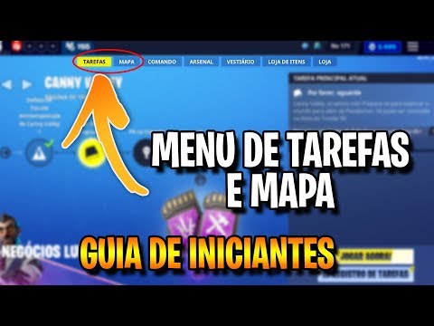 GUIA DE INICIANTES - MENU DE TAREFAS E MISSÕES - FORTNITE SALVE O MUNDO