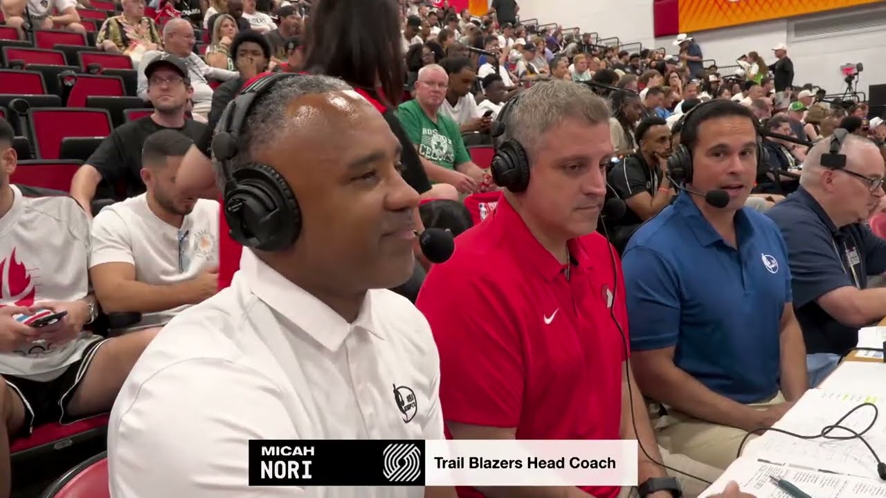Trail Blazers Head Coach Micah Nori Opens Up | ESPN | 2026 Summer League Game 2