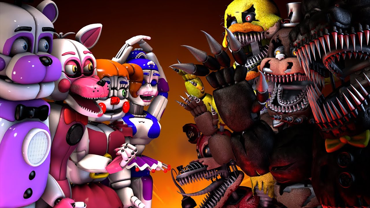 Five Nights at Freddy's: Sister Location Characters As Anime (video by Team  Verrsions) 