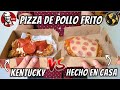 Como hacer una Pizza de Pollo Frito [CHIZZA] de KFC | Cocina Universal