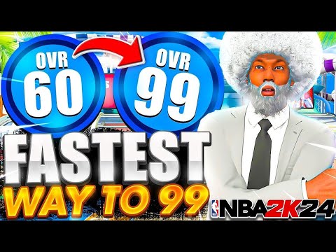 FASTEST 99 OVERALL METHOD IN NBA 2K24!