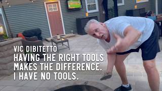 Having the right tools makes the difference. I have no tools.
