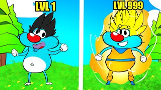 Roblox Oggy Become Goku At Max Level With Jack | Rock Indian Gamer |