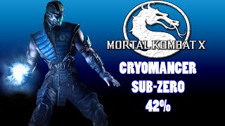 Mortal Kombat X Cryomancer Sub-Zero 42% 1 Bar