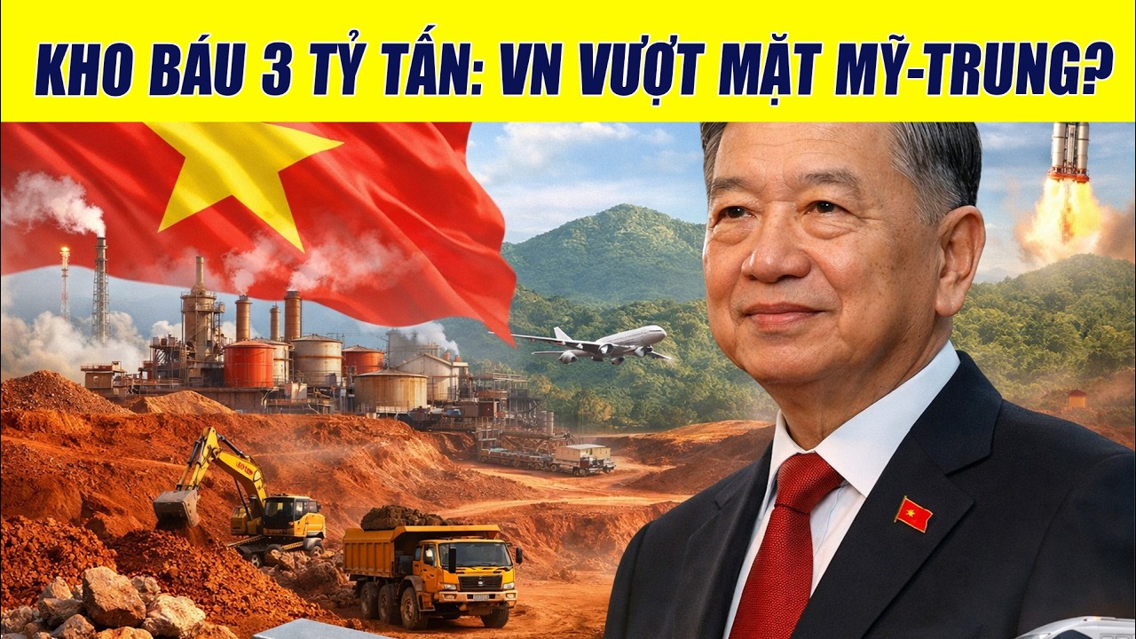 Việt Nam Ngồi Trên Kho Báu 3 Tỷ Tấn Vượt Mặt Mỹ - Trung?