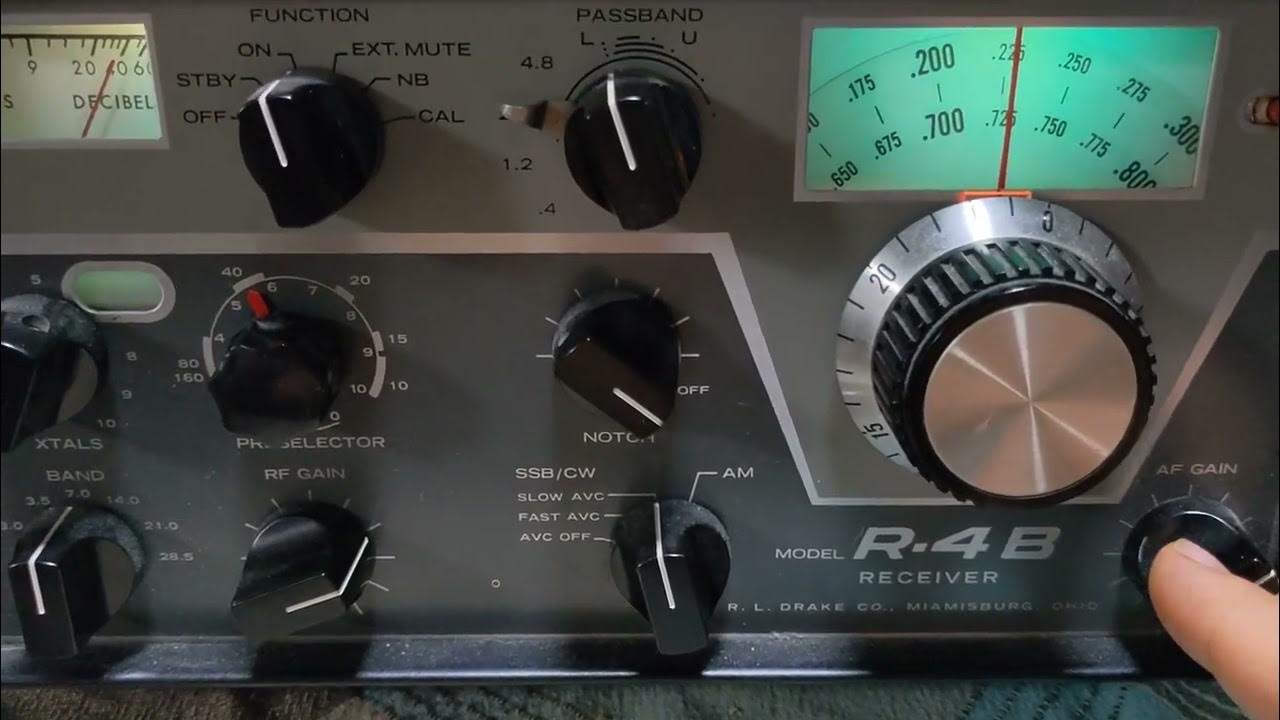 my First Drake R4B receiver!!! - YouTube