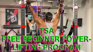 The Strength Athlete FREE Beginner Power Lifting Program: My experience @ my Home Gym