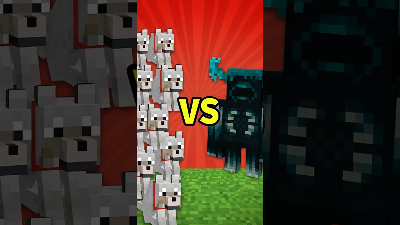 30 Wolves vs Warden – Who Wins? 🐺⚔️ 