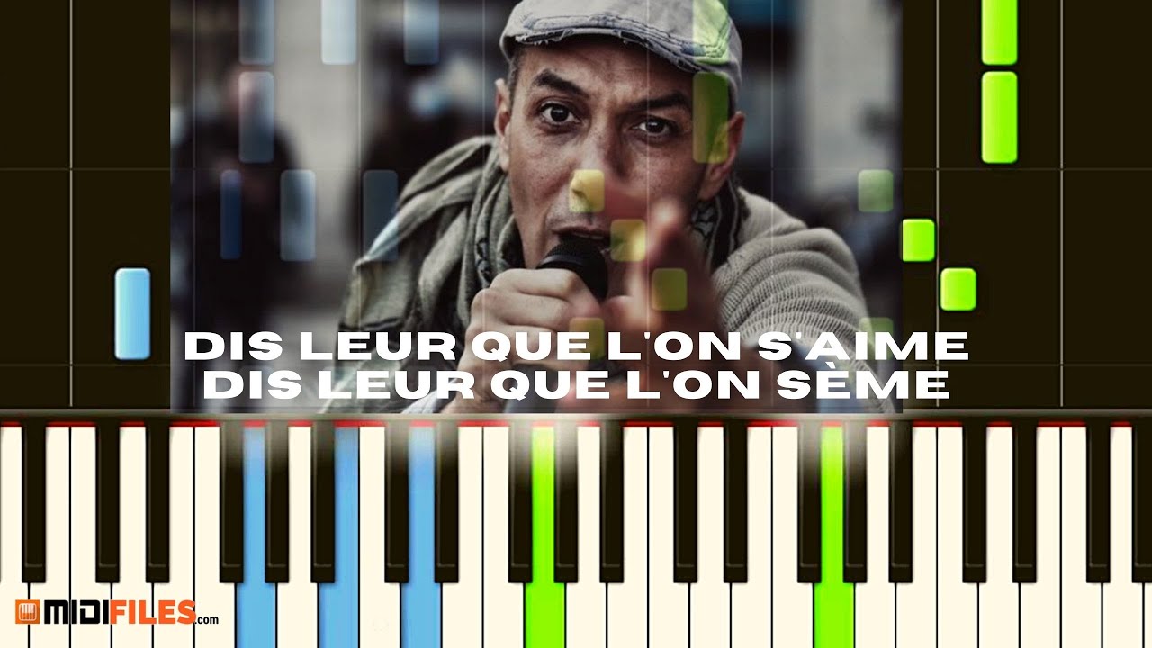 🎹 Dis leur que l'on s'aime dis leur que l'on sème - TUTORIEL PIANO