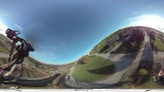 Vue 360° depuis le bras de la Grue Fleury Demontage