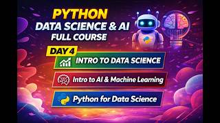 Python Data Science & AI Full Course Day 4 | Complete Revision of Data Science, AI & Python Basics Profile