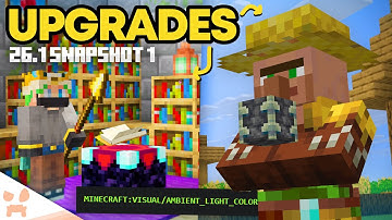 MINECRAFT 26.1 SNAPSHOT 1: ENCHANTING, VILLAGER, + NEW LIGHTING UPDATES ARE HERE