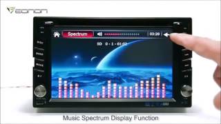 6.2″ HD Touch Screen 2DIN Car GPS Stereo DVD Player Bluetooth iPod FM TF TV AUTORADIO universale 2 DIN 6,2 pollici auto lettore DVD con GPS Bluetooth / TV