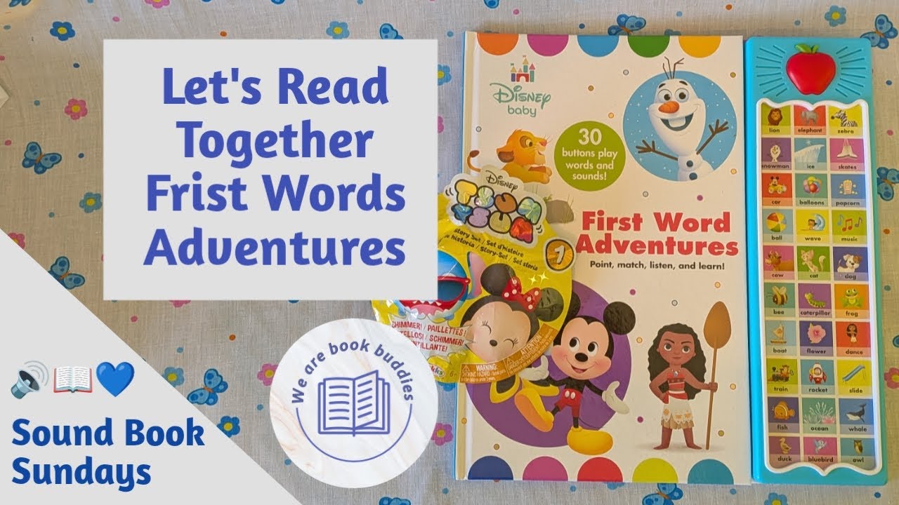 Let's read together a Disney sound book, First Word Adventures