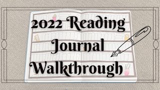 2022 READING JOURNAL WALKTHROUGH 📖 📚 📓