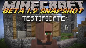 Minecraft Beta 1.9 Pre-release - NPC Villagers!