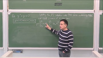 MATH 219 Video 31 Series solutions about an ordinary point - II