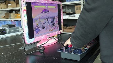 RetroArcadeCrafts Two Players Tabletop Arcade Retro Game Console