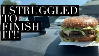 McDonald's Big Arch Burger Review , McDonald's Biggest Ever Burger