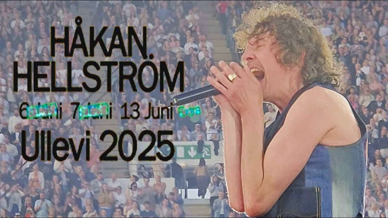 Håkan Hellström Live på Ullevi fredag den 13e juni 2025 (HELA KONSERTEN!) [4K Ultra HD]