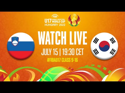 Full Basketball Game Slovenia v Korea | FIBA U17 Women&rsquo;s Basketball World Cup 2022