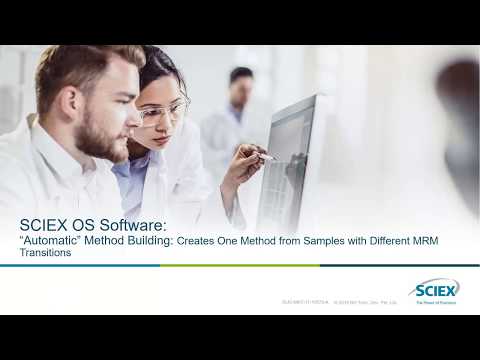 SCIEX OS Software: Automatic Method Building